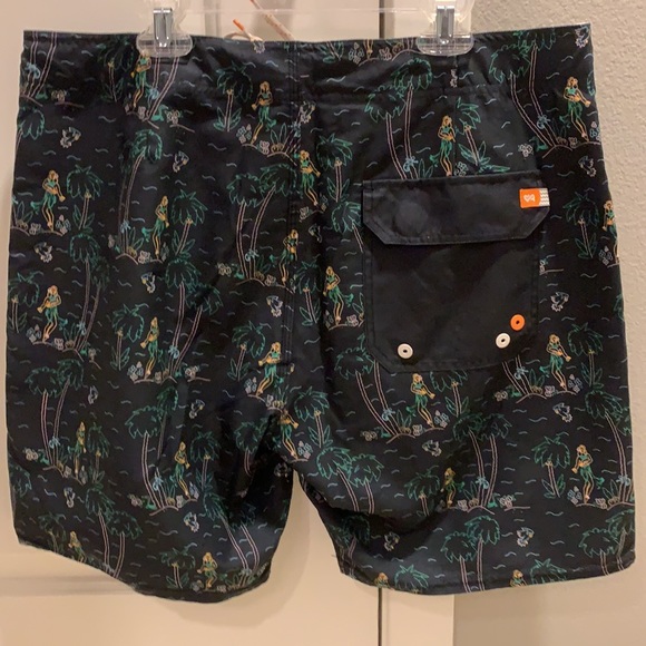 Ambsn “Neon Beach” swim trunks (32 waist) - Picture 2 of 6